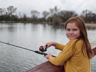 Child fishing